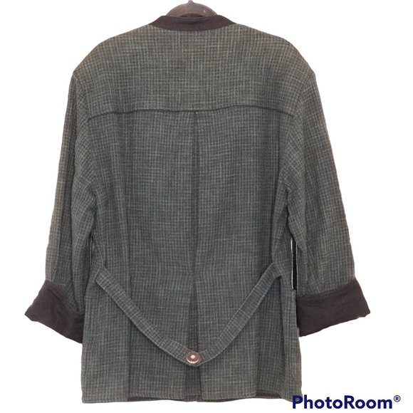 Vintage Rare Austrian Josef Geiger Original Salzburger Tracht Gingham Jacket - Picture 2 of 16